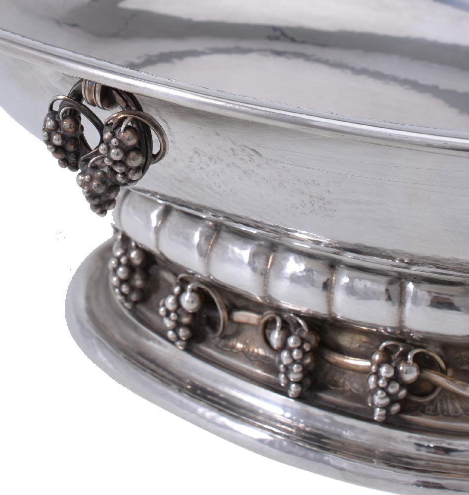 Georg Jensen, a Danish silver Grape pattern centrepiece bowl - Image 2 of 4