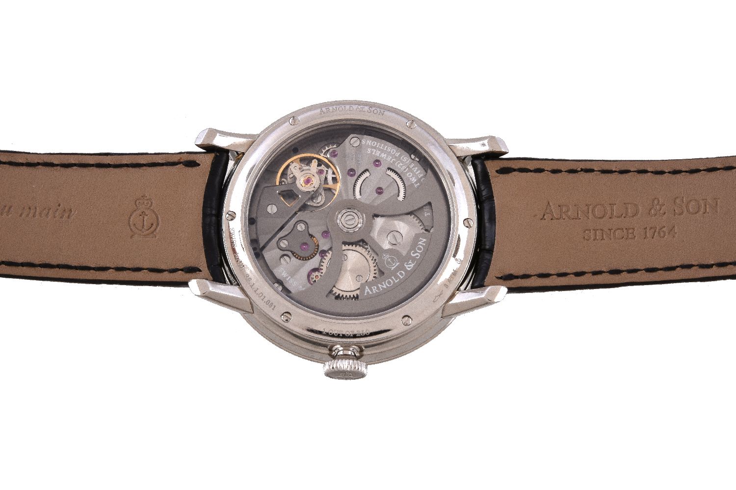 Arnold & Son, DSTB True Beat, ref. 1ATAS.S02A, a limited edition stainless steel wristwatch - Image 2 of 2