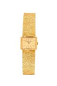 Patek Philippe, ref. 3322, an 18 carat gold bracelet watch