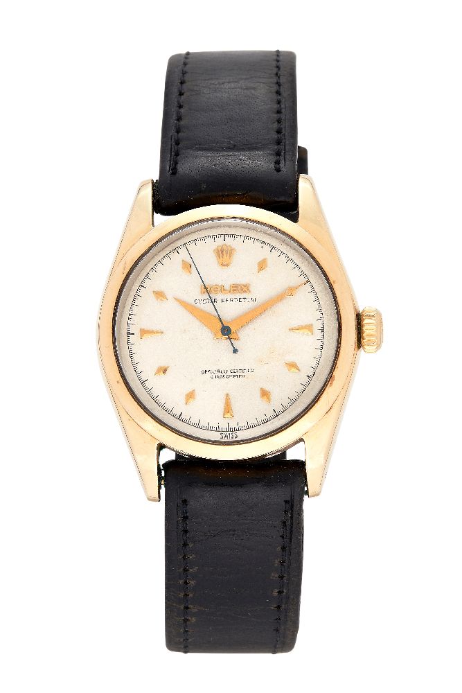 Rolex, Oyster Perpetual, ref. 6334, a gold capped wrist watch