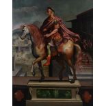 Italian School (18th century)An equestrian portrait of Augustus; An equestrian portrait of Galba