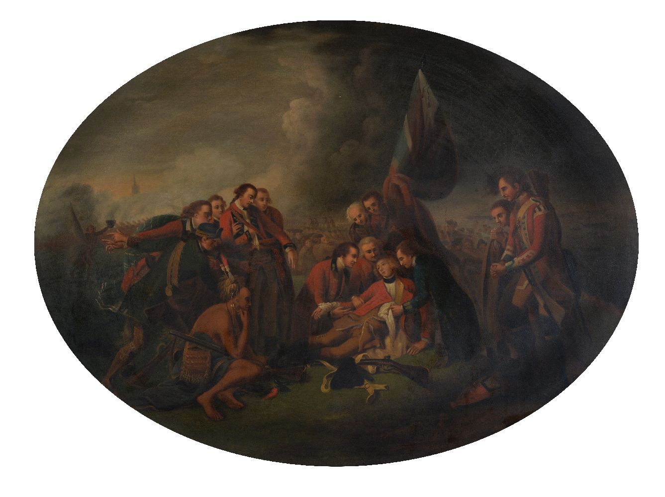 After Benjamin West (American 1738-1820)The Death of General Wolfe