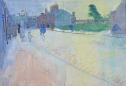 λ Anthony Gross (British 1904-1984)Bus Stop, Stockport