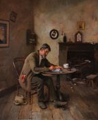 λ Charles Spencelayh (British 1865-1958)Writing a Letter