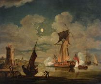 Francis Swaine (British b. circa 1720-1782)Firing the guns