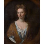 British School (18th century)Portrait of a lady, said to be Mrs Hinckley