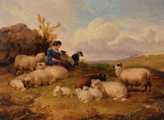Thomas Sydney Cooper (British 1803-1902)The Shepherdess
