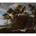 Jacob Van Ruisdael (Dutch 1628- 1682)Landscape with a Waterfall