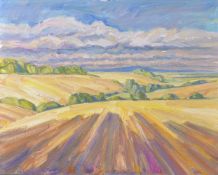 Nick Schlee (b.1931)Looking South from the Ridgeway