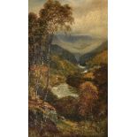 Attributed to William Mouncey (British 1852-1901)Highland landscape