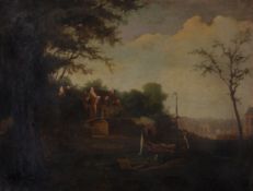 Continental School (18th century)River landscape