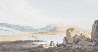 Follower of John Varley (British 1777-1842)View of Vale Castle, Guernsey