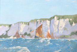 λ Charles Pears (British 1873-1958)Cliffs near Dieppe