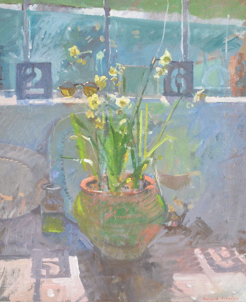 λ Richard Pikesley (British b.1951), Narcissi & Spring Sunshine