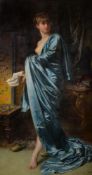 Emile Antoine Bayard (French 1837-1891)The Blue Lady