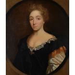 British School (18th century)Portrait of a lady, said to be Susannah White