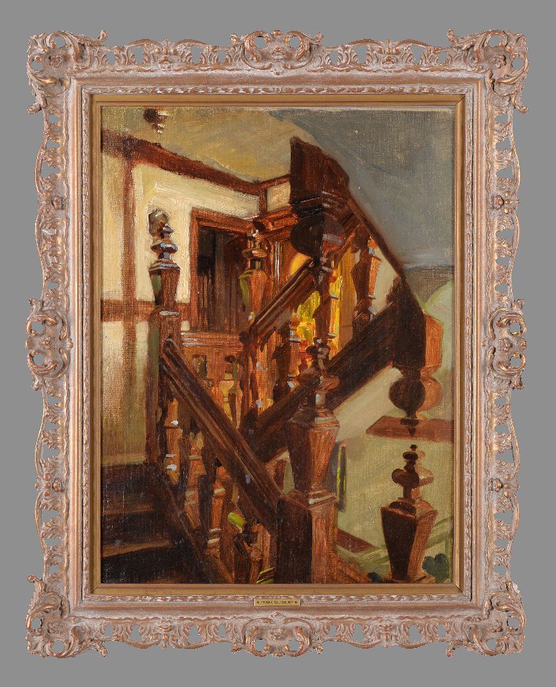 λ Francis (Frank) Owen Salisbury (English 1874-1962)A staircase - Image 2 of 3