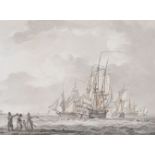 William Anderson (Scottish 1757-1837)Waving farewell to the fleet