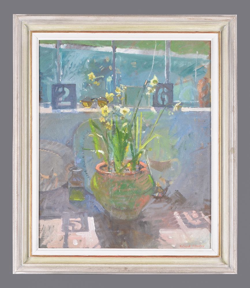 λ Richard Pikesley (British b.1951), Narcissi & Spring Sunshine - Image 2 of 2