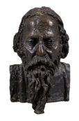 λ Sir Jacob Epstein (American/British 1880-1959) Portrait of Rabindranath Tagore