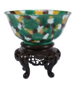 A Chinese Sancai-glazed bowl