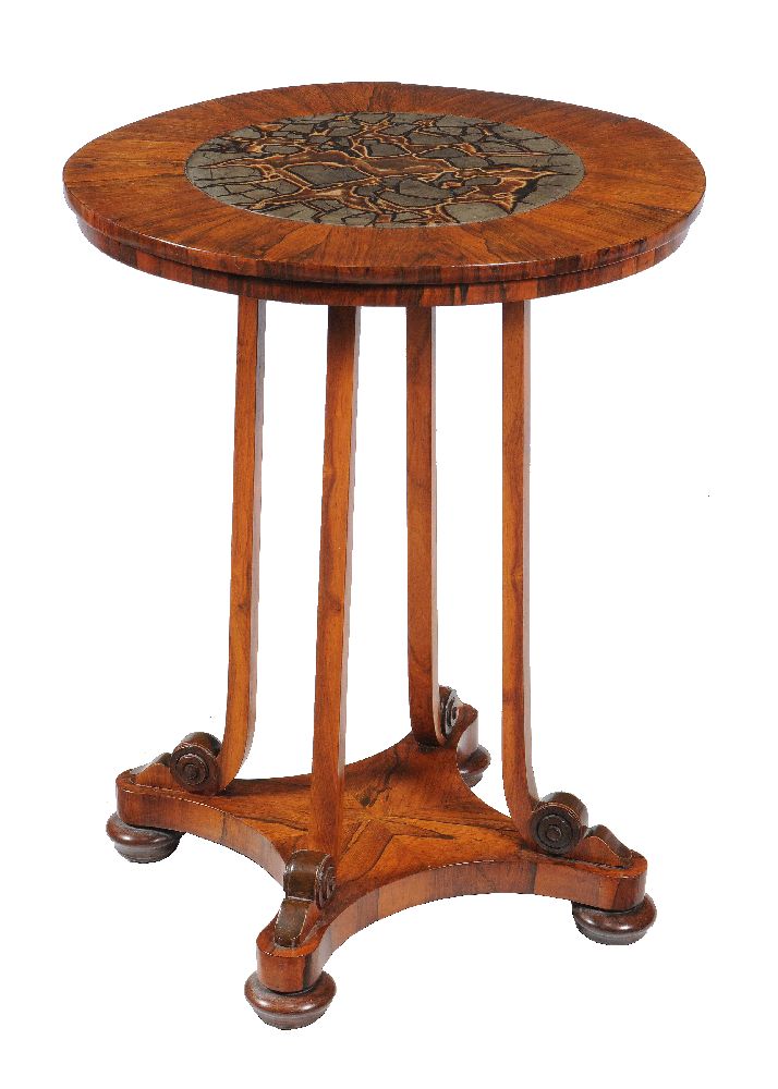 ϒ A William IV rosewood occasional table