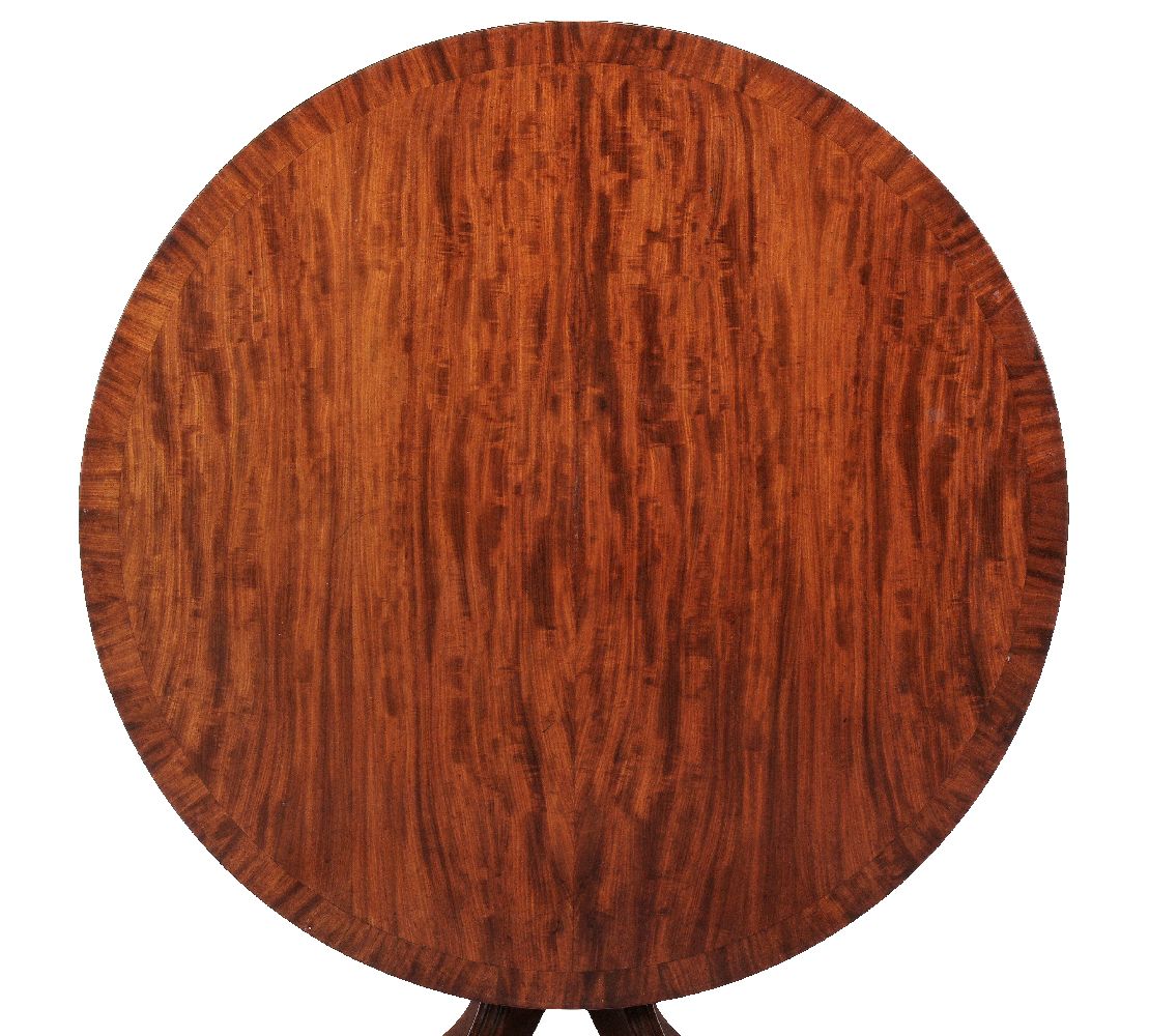 A late Regency mahogany circular centre table - Image 2 of 2