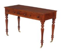 A Victorian mahogany side table