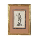 Italian School (19th century)A set of six book plates of classical statuesEngraving Each plate: 34 x