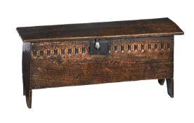 An oak plank coffer