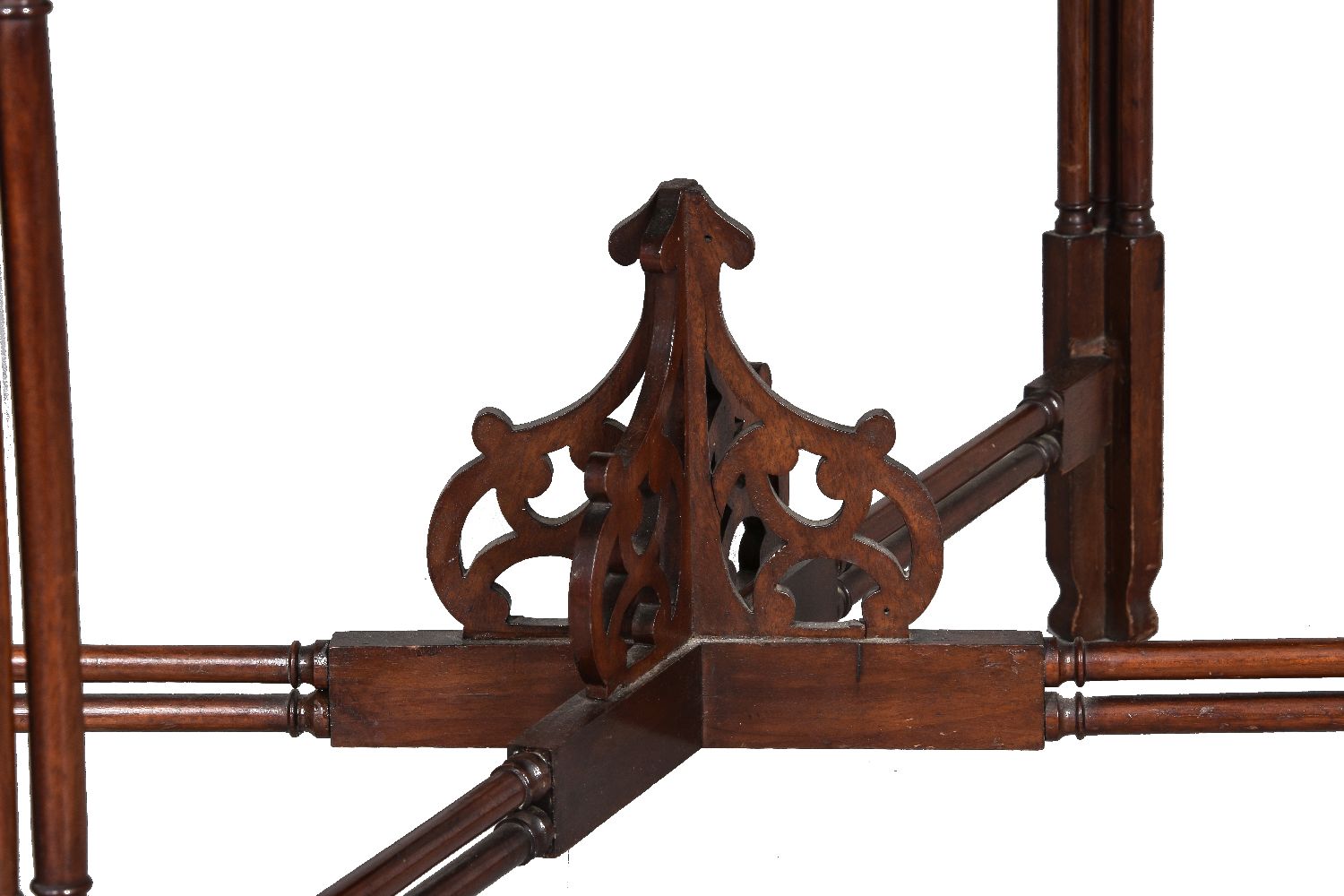 A Victorian mahogany silver table in Chippendale style - Image 3 of 3
