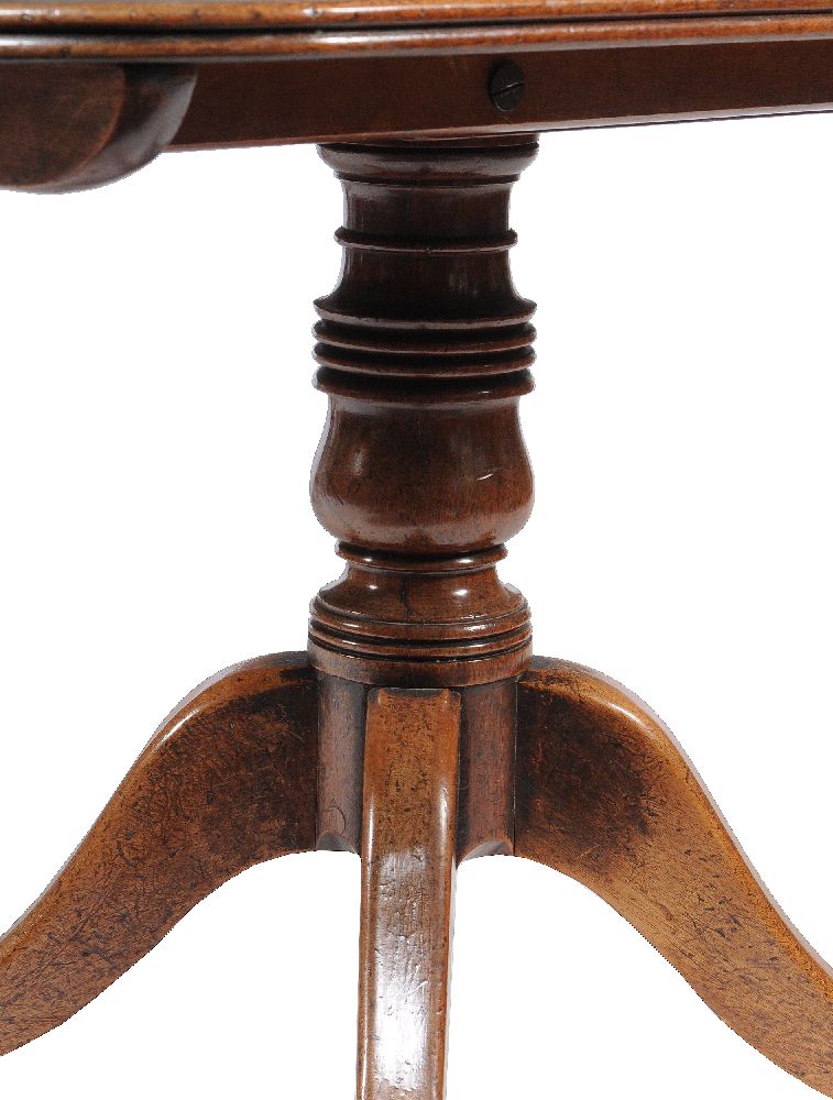 A Regency mahogany twin pillar dining table - Image 2 of 2