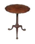 A George III mahogany tripod occasional table