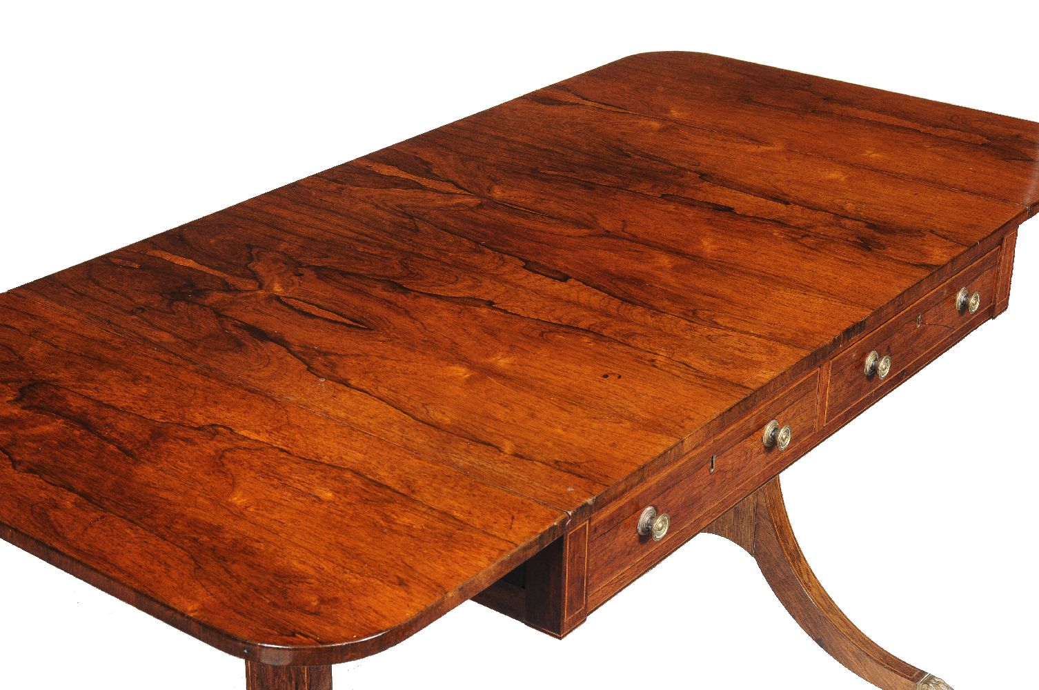 A Regency rosewood sofa table - Image 2 of 2