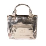 Anya Hindmarch, a metallic patent leather tote bag
