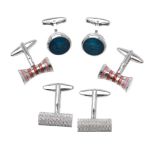 A pair of cufflinks by Dunhill