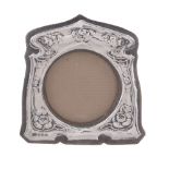 An Arts and Crafts silver small photograph frame by Albert Sydenham