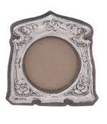 An Arts and Crafts silver small photograph frame by Albert Sydenham