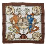 Hermès, Napoleon, a silk scarf