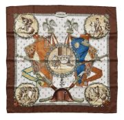 Hermès, Napoleon, a silk scarf