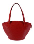 Louis Vuitton, Saint Jacques, a red epi leather handbag