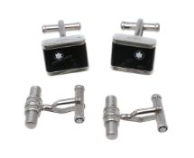 A pair of cufflinks by Montblanc