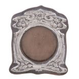 An Arts and Crafts silver small photograph frame by J. Aitkin & Son
