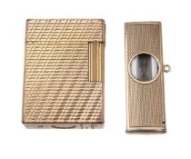 A 9 carat gold cigar cutter by S J Rose & Son