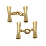 A pair of 18 carat gold cufflinks by Links of London
