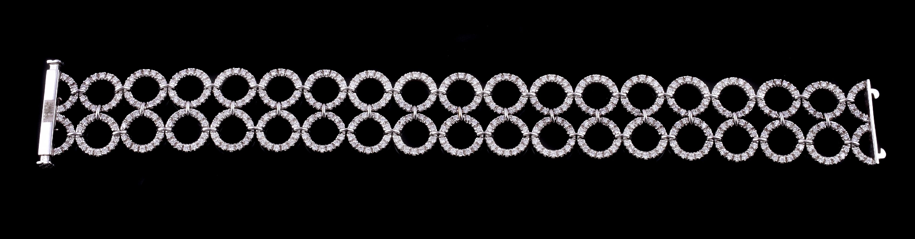 A diamond bracelet