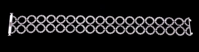 A diamond bracelet