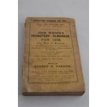 John Wisden's Cricketers' Almanack for 1918 55th Edition from the Duke family.