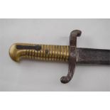 French Model 1866 "Chassepot" Yataghan Sword Bayonet