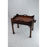 A 19th / 20th C Georgian Style Mahogany Butler's Tray